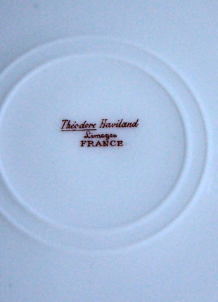 Limoges Porcelain Serving Set - Tea Cup, Saucer, Bread or Salad Plate. FLAWS