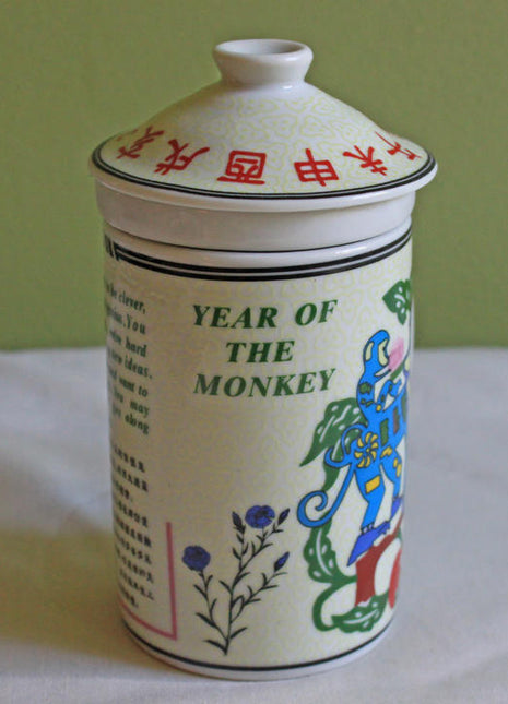 Personal Tea Pot with Brewing Insert - Year of the Monkey