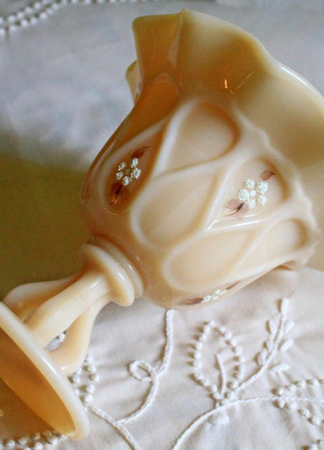 Westmoreland Milk Glass Footed Bowl.