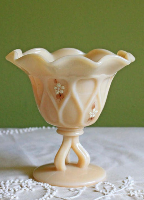 Westmoreland Milk Glass Footed Bowl.