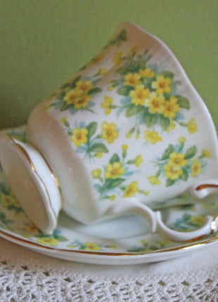 Royal Albert Tea Cup with Saucer - Nell Gwynne Series, Drury Lane Cup with Intricate Handle
