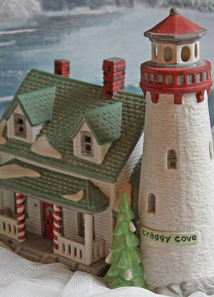 Department 56 Christmas Village Light House - Craggy Cove