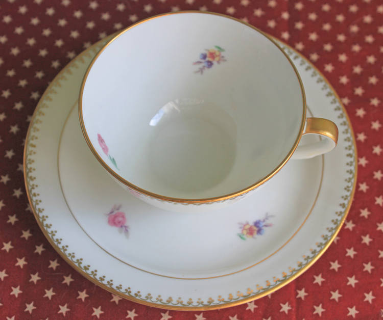 Chastagner Limoges Demitasse Tulip Cups - Pender & Peony - A Southern Blog