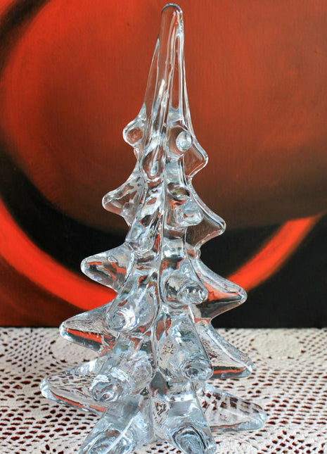Crystal Tree Sculpture. Art Christmas / Winter / Year Round Home Decoration.