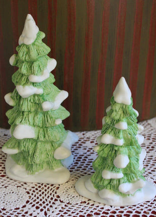 Christmas Trees Department 56 - Set of Two