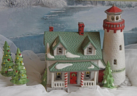 Department 56 Christmas Village Light House - Craggy Cove