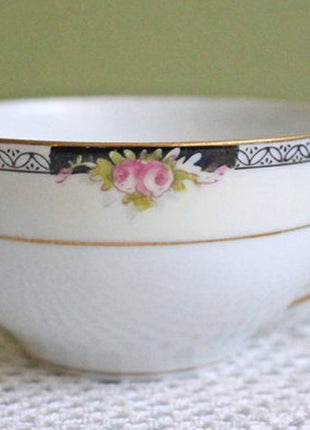 Beechmont Cup Replacement. Antique Hand Painted Tea or Coffee Cup. Tea Cup by Noritake, Japan. Beechmont Pattern Discontinued in 1918.