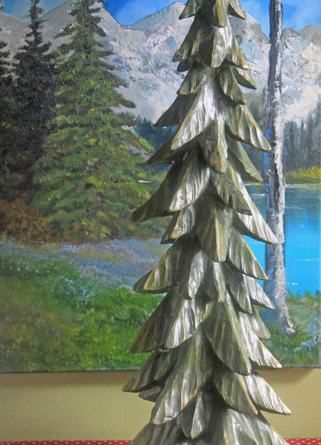 Tall Spruce Tree  Christmas or Year Round Home Decor