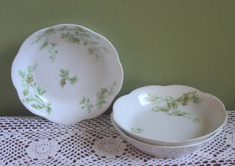 Theodore Haviland Limoges Berry Bowl Replacement. Porcelain Dessert  Bowl with Floral Pattern. Porcelain Dish Made in France. Antique Bowl.