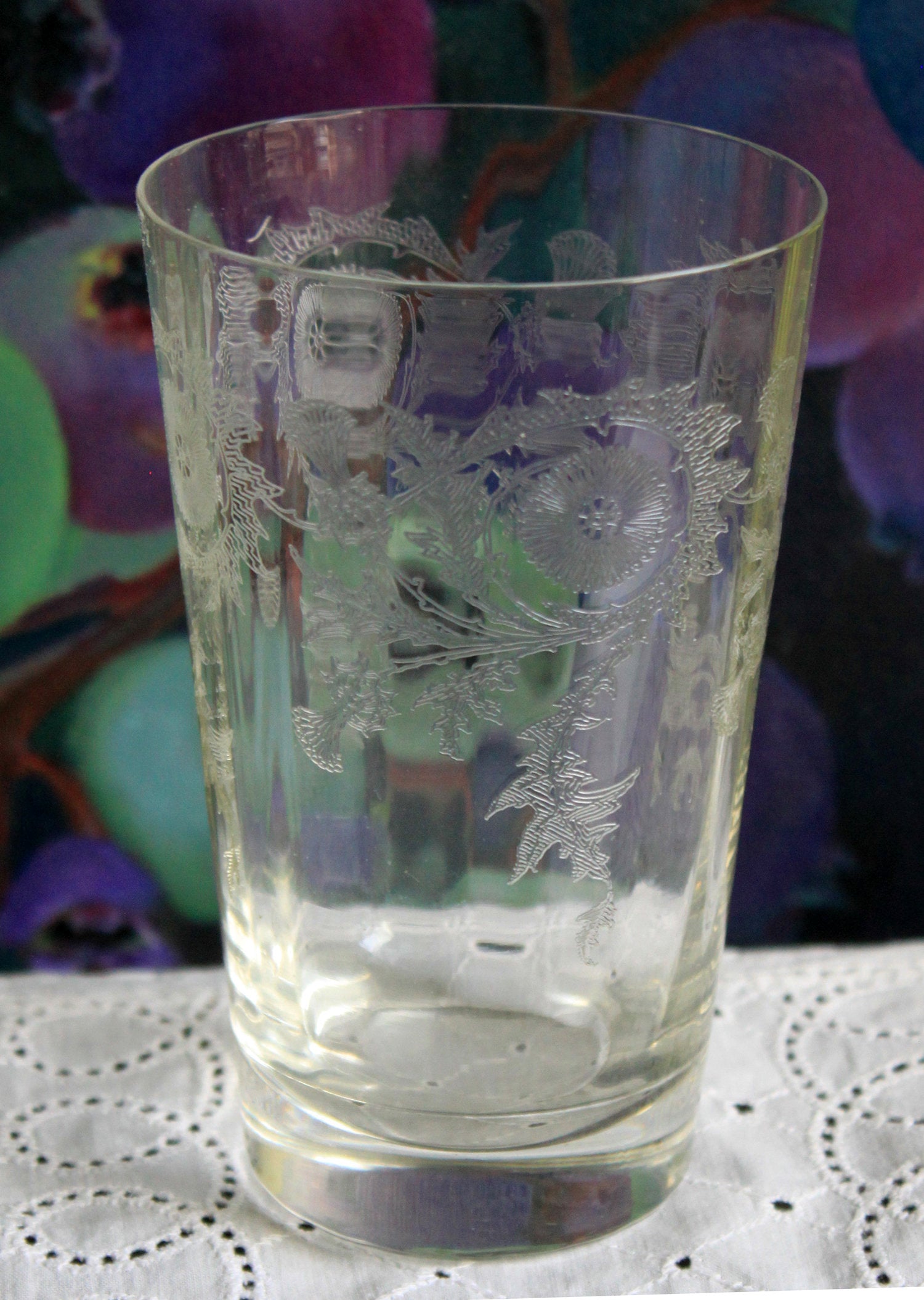 Etched Glass Tumblers Set - Global Goods Partners