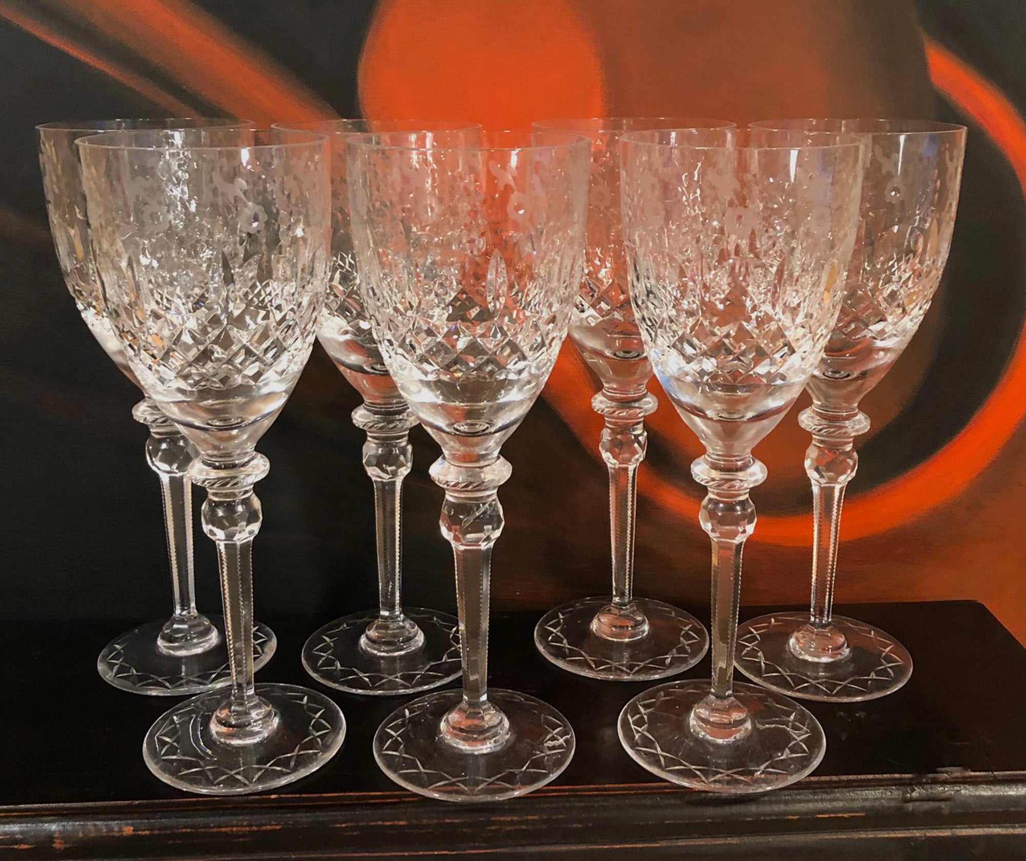 Rogaska Patterns Rogaska Crystal Wine or Water Goblet with Gallia Gold Pattern. Replace ...