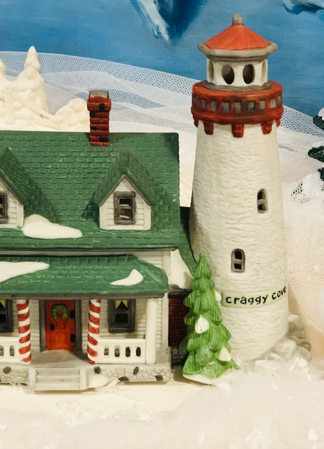 Lighthouse by Department 56.  Craggy Cove / New England Village Series.