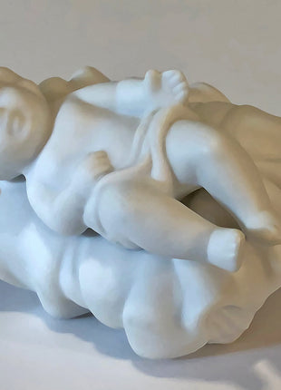 Nativity Elements by Avon. Mary / Baby Jesus / Joseph. Christmas Decoration. Three Satin Finish Porcelain Nativity Figurines.