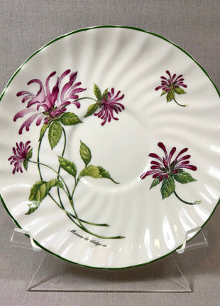 Tea Cup with Saucer by Staffordshire , Royal Patrician. Floral Pattern. Made in England.