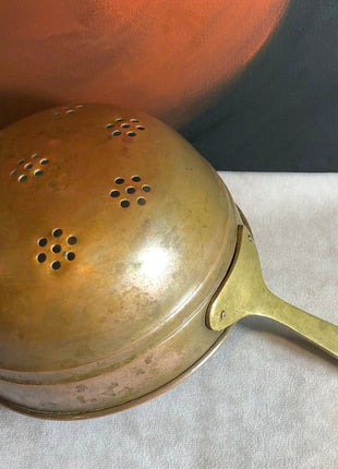Vintage Copper Ladle with Iron Handle. Rustic Kitchen Decor. Collectible Copper.