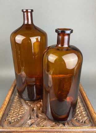 Vintage Large Green Bottle.  Oversized Collectible Glass Bottle. Berry Bros & Rudd,  London England.  Store Display. Rustic Home Decor.