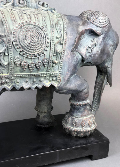Large Elephant Statue / Elephant Sculpture Made of Resin. Elephant for Elegant Home Decor. Indian Art Elephant.