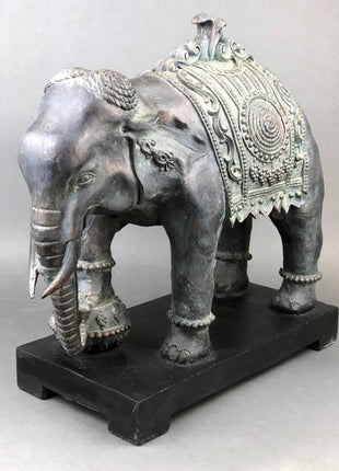 Large Elephant Statue / Elephant Sculpture Made of Resin. Elephant for Elegant Home Decor. Indian Art Elephant.