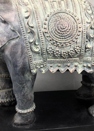 Large Elephant Statue / Elephant Sculpture Made of Resin. Elephant for Elegant Home Decor. Indian Art Elephant.