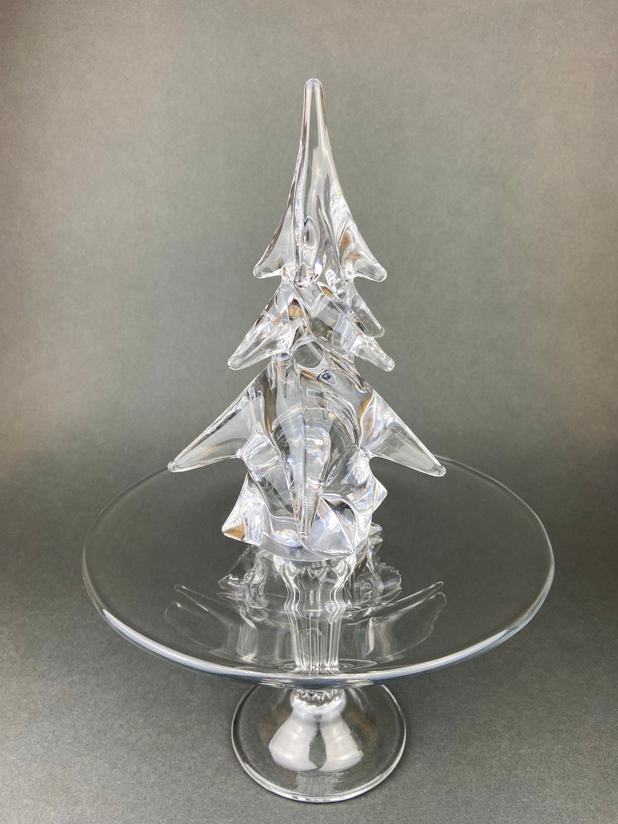 Clear and Iridescent Crystal Tree. Christmas Pine, Spruce. 6.25