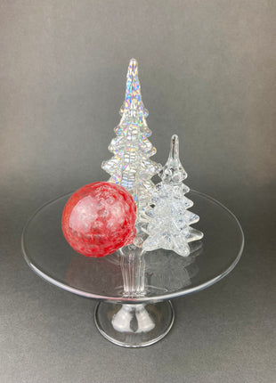 Christmas Village Accessories. Fluffy, Snow Covered Pine Tree. Large Spruce Decoration. Holiday Decor.