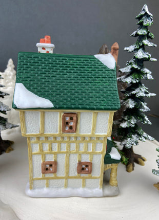 Christmas Village Accessories. Illuminated Petersen's Market. Christmas Valley.