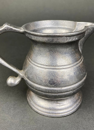 Small Vintage Pewter Pitcher/Creamer. RWP, USA. Ideal gift for Pewter Collectors, Him or Her.