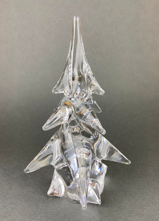 Crystal Christmas Tree by Enesco. Hand Crafted Glass Pine Tree. Stylish Table and Holiday Decor.