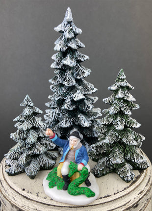 Large Rustic Wooden Christmas Tree. White Distressed Pine. Modern Farmhouse Holiday Decor. Cabin