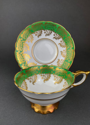 Vintage Cup and Saucer. Windsor 1850. Foley Fine Bone China. Made in England. C0llectible Cup and Saucer.