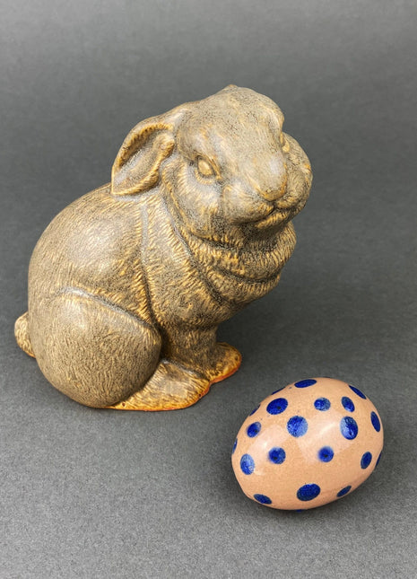 Rabbit/Bunny Figurine. Beige Ceramic Bunny. Easter/Spring Celebration. Gift Idea for holidays.