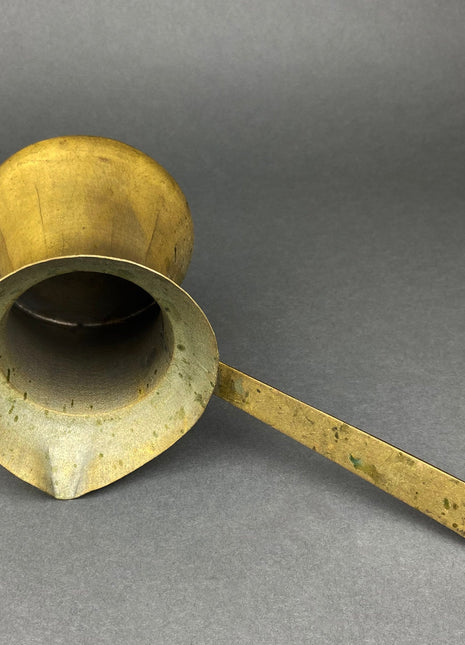 Antique, Brass, Turkish Coffee Pot with Handle. Brass Cezvik/Ibrik or Finjan.