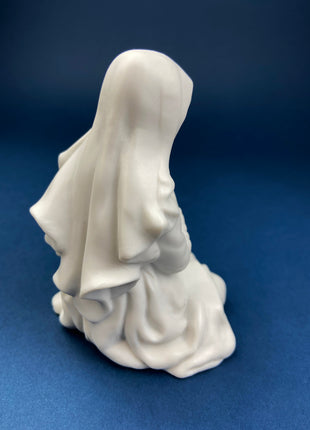 Nativity Elements by Avon. Mary / Baby Jesus / Joseph. Christmas Decoration. Three Satin Finish Porcelain Nativity Figurines.