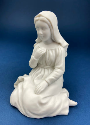 Nativity Elements by Avon. Mary / Baby Jesus / Joseph. Christmas Decoration. Three Satin Finish Porcelain Nativity Figurines.