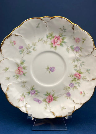 Vintage Tea/Coffee Cup and Saucer. Mikasa. Made in Indonesia. Endearment Motif. Fine Bone China. Collectibles. Replacements.