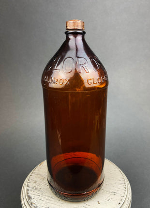 Vintage Large Green Bottle.  Oversized Collectible Glass Bottle. Berry Bros & Rudd,  London England.  Store Display. Rustic Home Decor.