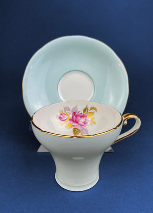 Vintage Aynsley Tea Cup and Saucer. Fine Bone China. Made in England. Collectibles. Replacements.