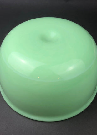 Antique Jadeite Mixing Bowl with Handles by McKee. Large Green Bowl.