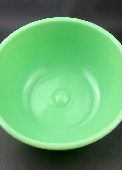 Antique Jadeite Mixing Bowl with Handles by McKee. Large Green Bowl.