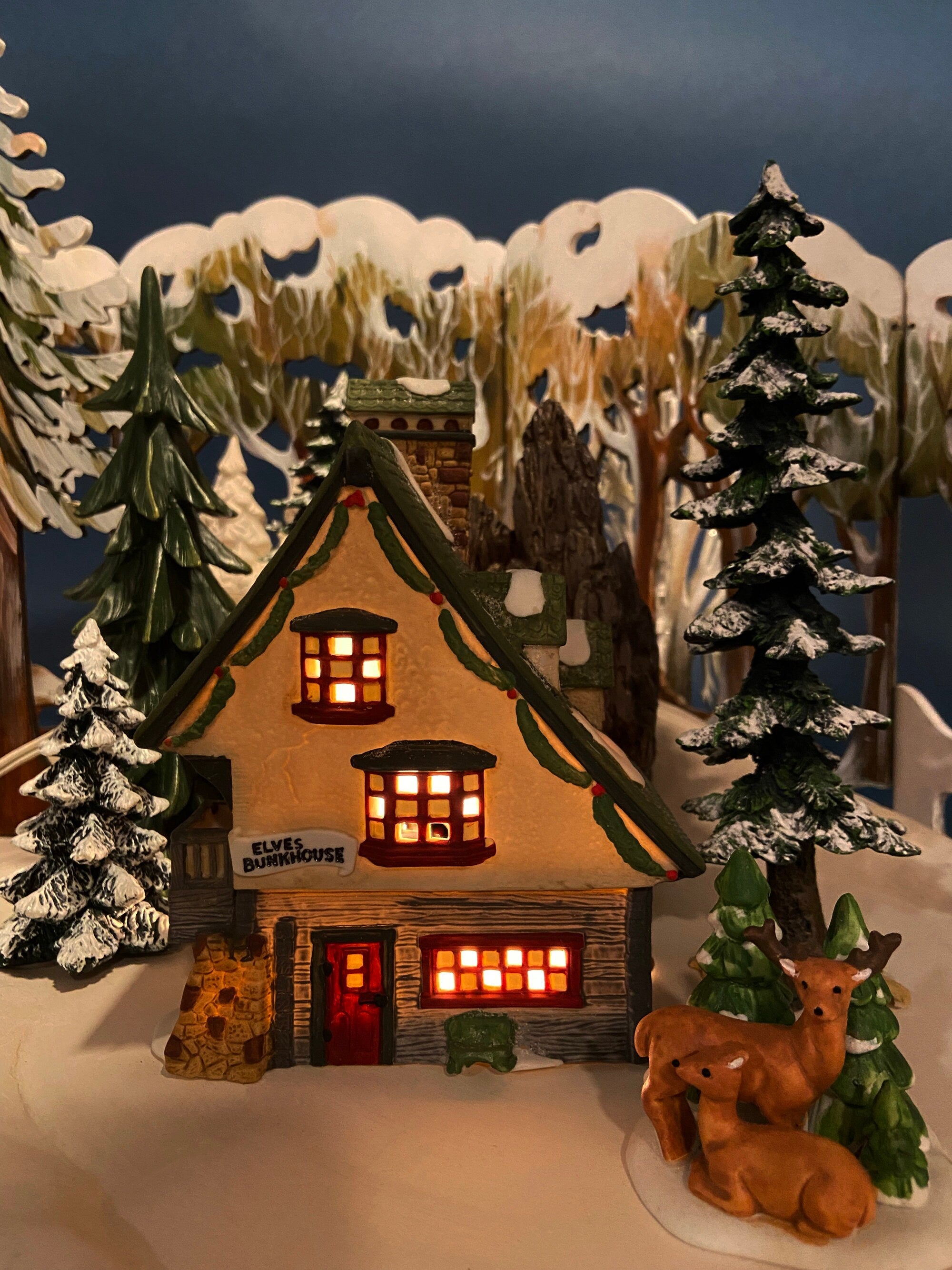 Christmas Village by Dept 56. Illuminated North Pole Chapel. North Pole  Series. Holiday Decor. Christmas Celebration.