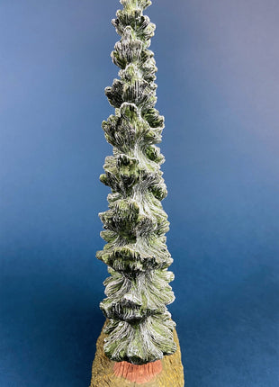 Christmas Trees for Village or Display. Resin Pines for Cabin, Lodge, or Home Decor. Christmas/Winter Celebration.