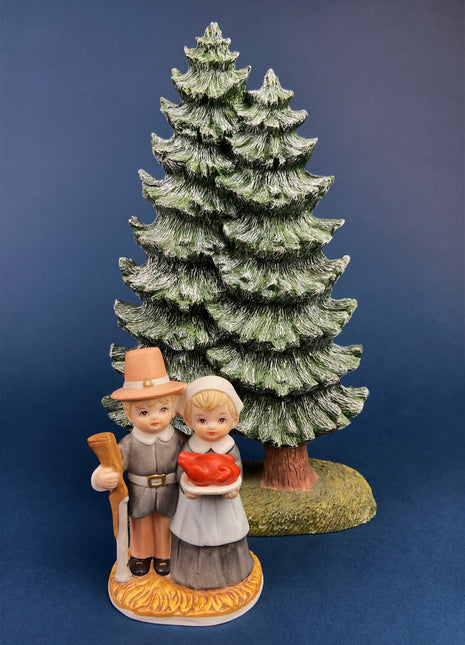 Christmas Trees for Village or Display. Resin Pines for Cabin, Lodge, or Home Decor. Christmas/Winter Celebration.