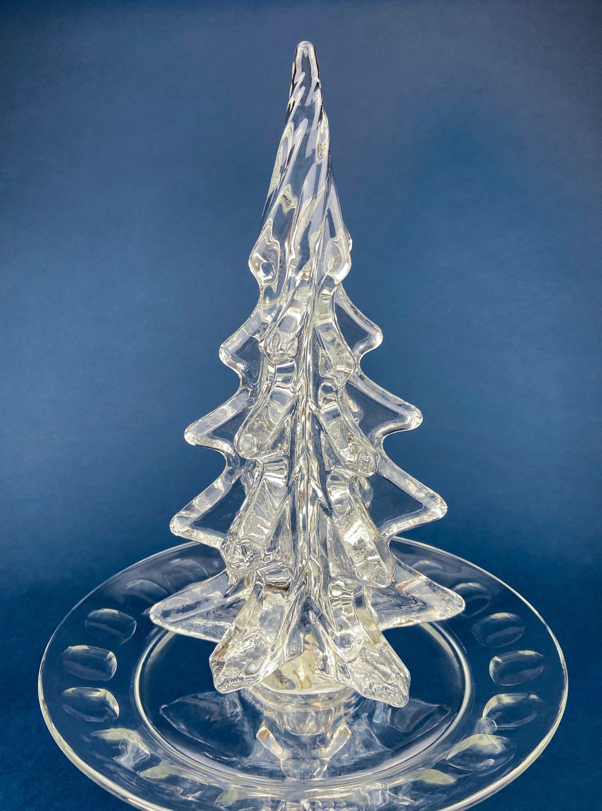 Crystal Christmas Tree. Clear Art Glass Art Spruce Tree. 6 Tall Pine. –  Anything Discovered