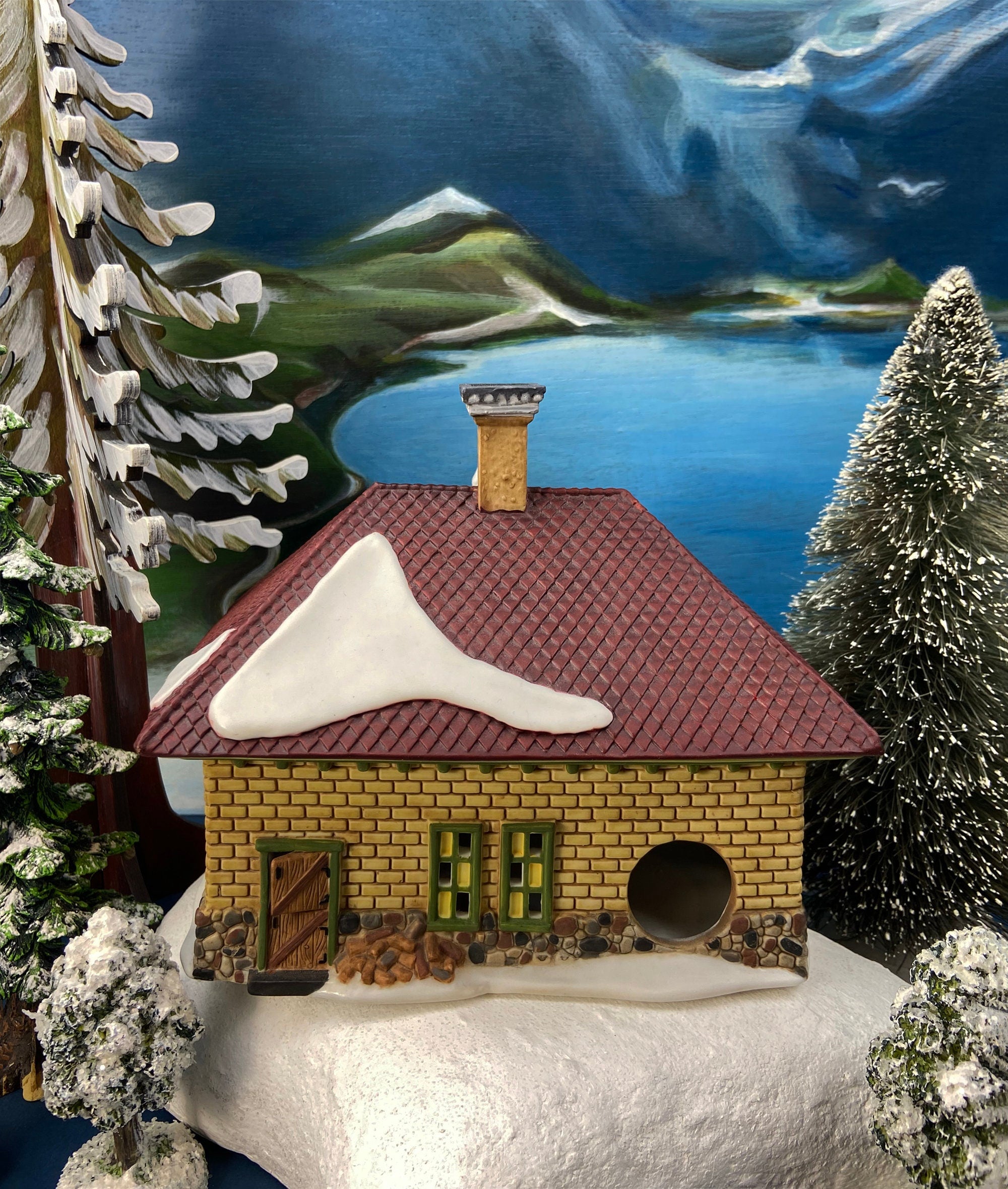 Department 56 A Day On The Lake-Snow Village