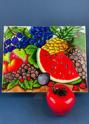 Antique, Embossed Ceramic Tiles. Trenton,  Robertson, Old Bridge. Set of Five, Victorian Tiles. Architectual Details. Gift for Him.