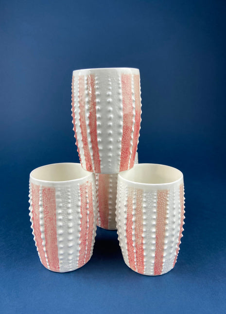 Belleek Cup and Saucer. Sea Shell Pattern Tea Set Made of Dainty Porcelain in Ireland. Antique Reg 0857.