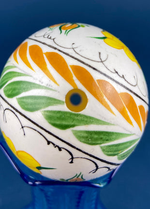 Hand Painted Eggs/Pisanki. Hollowed Egg Shells Painted with Various Floral Motifs. Easter Celebration. Set of Four.