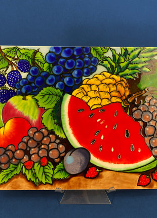 Antique, Embossed Ceramic Tiles. Trenton,  Robertson, Old Bridge. Set of Five, Victorian Tiles. Architectual Details. Gift for Him.