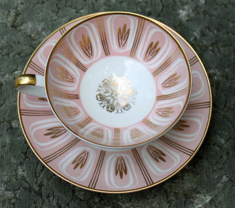 Bavarian Tea Cap and Saucer , Marked S.M. 1110.