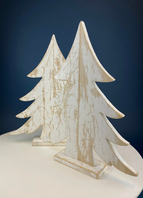 Large Rustic Wooden Christmas Tree. White Distressed Pine. Modern Farmhouse Holiday Decor. Cabin